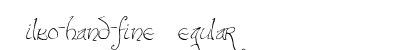 Bilbo-hand-fine Regular Font Bilbo-hand-fine Regular Font Preview