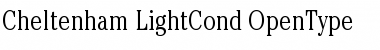 ITC Cheltenham Light Condensed Font