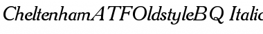 Cheltenham ATF Old Style BQ Regular Font