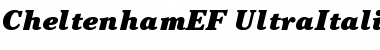 CheltenhamEF-UltraItalic Regular Font
