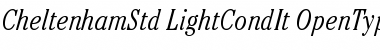 ITC Cheltenham Std Light Condensed Italic