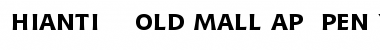 Bitstream Chianti Bold Small Cap Font