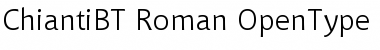 Bitstream Chianti Regular Font