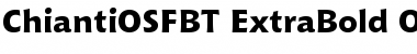 Bitstream Chianti Extra Bold OSF Font