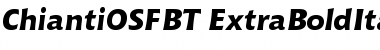 Bitstream Chianti Extra Bold Italic OSF