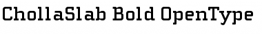Download ChollaSlab Font