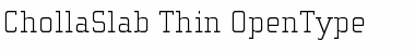 ChollaSlab-Thin Thin Font