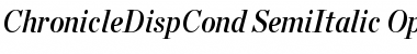 Chronicle Disp Cond Semibold Italic