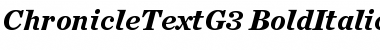 Chronicle Text G3 Bold Italic Font