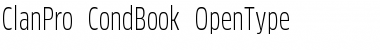 ClanPro-CondBook ClanPro-CondBook Font