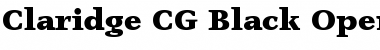Claridge CG Black Regular Font