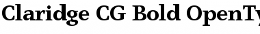 Claridge CG Bold Font