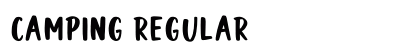 Camping Regular (OpenType) Font Preview Camping Regular (OpenType) Font Preview