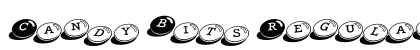 Candy Bits Regular (OpenType) Font Preview Candy Bits Regular (OpenType) Font Preview