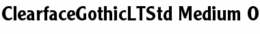 Download Clearface Gothic LT Std Font