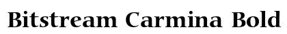 Bitstream Carmina Bold Font Bitstream Carmina Bold Font Preview