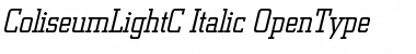 ColiseumLightC Italic