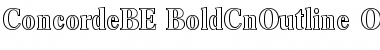 Concorde BE Bold Condensed Outline
