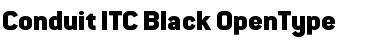 Download Conduit ITC Black Font