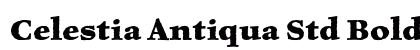 Celestia Antiqua Std Bold (OpenType) Font Preview Celestia Antiqua Std Bold (OpenType) Font Preview