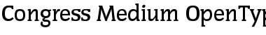 Congress-Medium Regular Font