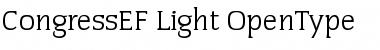 CongressEF Light Font