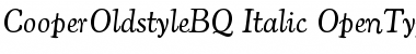 Cooper Old Style BQ Font
