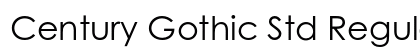 Century Gothic Std Regular Font Century Gothic Std Regular Font Preview