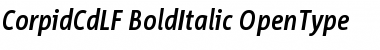 Corpid Cd LF Bold Italic Font