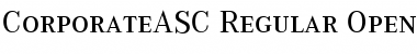 Download CorporateASC Font