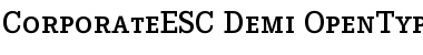 Download CorporateESC Font