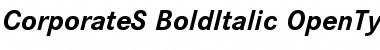 Corporate S Bold Italic