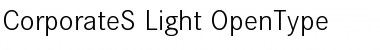Corporate S Light Font