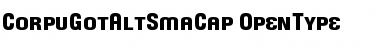 Download CorpuGotAltSmaCap Font