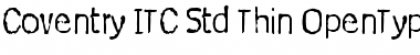 Coventry ITC Std Font
