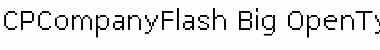 CPCompanyFlash Big Font