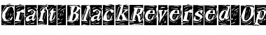 Craft BlackReversed Font