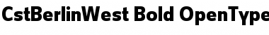 CstBerlinWest Bold Font