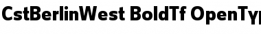 CstBerlinWest BoldTf Font