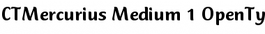 Club Type Mercurius Medium Font