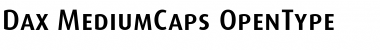 Dax-MediumCaps Font