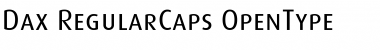 Dax-RegularCaps Font