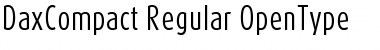 DaxCompact-Regular Font