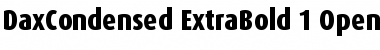 DaxCondensed Font