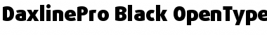 DaxlinePro Black Font