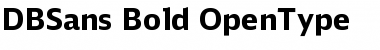 DB Sans Bold Font