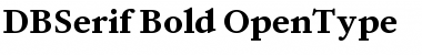 DB Serif Bold