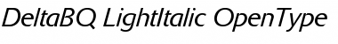 Delta BQ Regular Font