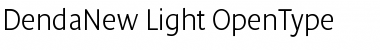 DendaNew Light Font