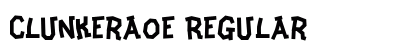 ClunkerAOE Regular Font ClunkerAOE Regular Font Preview